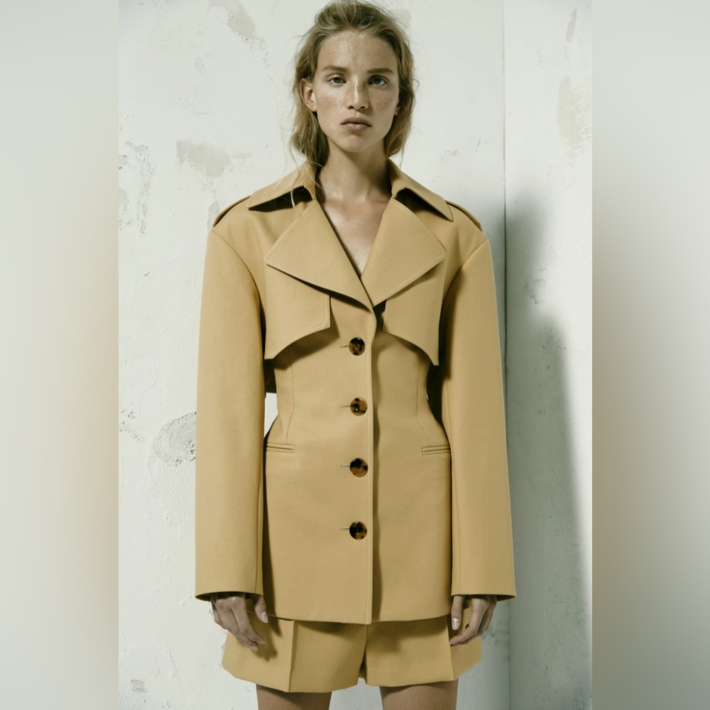 KHAITE Billy Short Trench Jacket